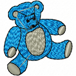 Teddy Embroidery Design 12